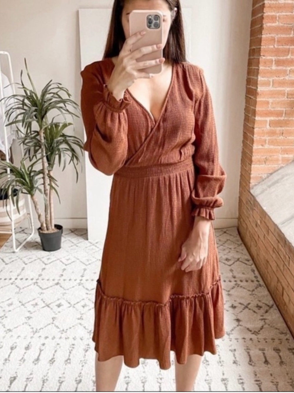 Sezane Titiane Dress in Hazel FR40